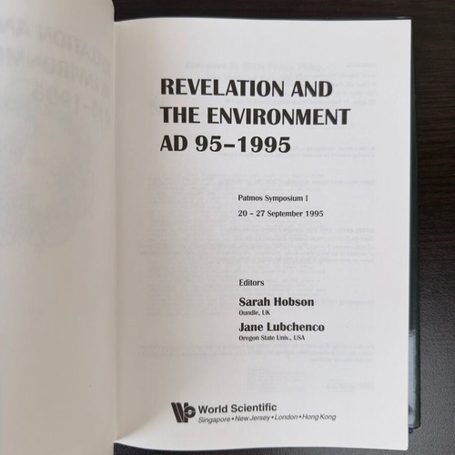 Revelation and the Environment AD 95-1995 like new