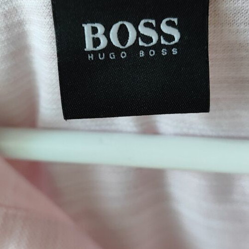 Boss Polo Shirt XL like new, light pink men's short sleeve
