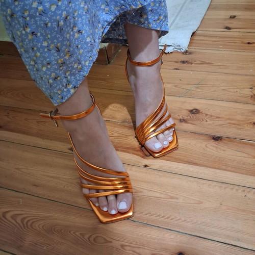 Mairiboo for Envie orange sandals new No 37
