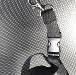 Keychain lanyard black, new