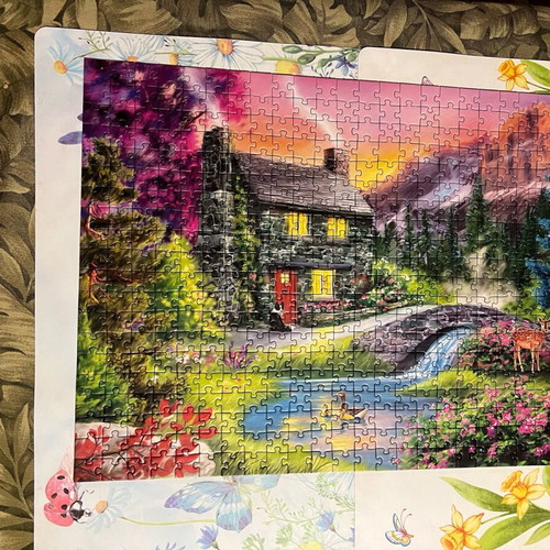Puzzle 500 pieces like new, assembled once