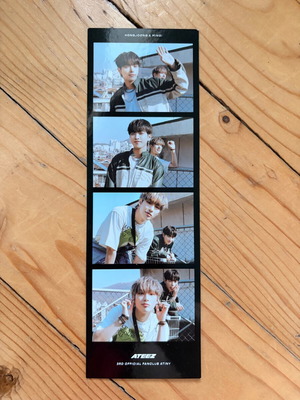 Ateez 3rd fanclub 4 cut photocard