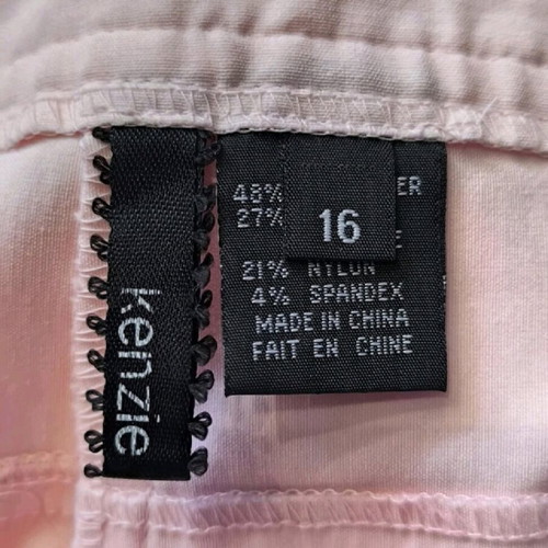 Elastic Capri Pants Pink XL-XXL Like New, Summer Wear
