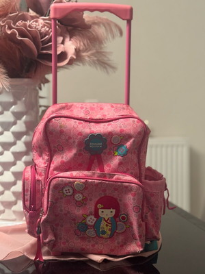 Strawberry rolling bag used