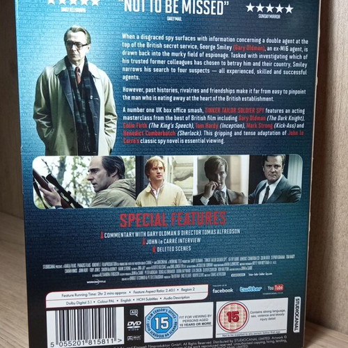 Tinker Tailor Soldier Spy DVD with English subtitles