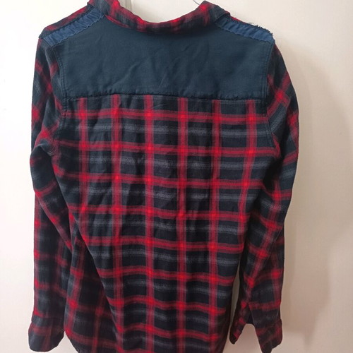 Zadig & Voltaire checked shirt used, size Small, blue and red