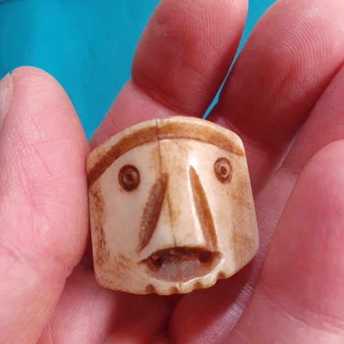 Talisman ring made of bone size 18 like new