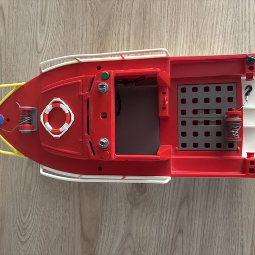Playmobil Action Heroes Fire Rescue Boat used, for ages 4+ #71598