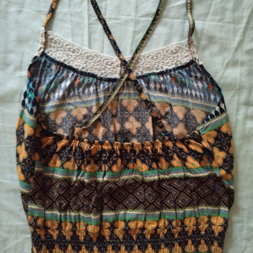 Maci Boho maxi dress Lipsy London used, colorful geometric pattern
