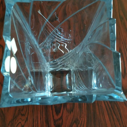 Bohemia Crystal Vase new, height 30cm