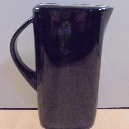 Wyborowa vodka old promotional ceramic jug used