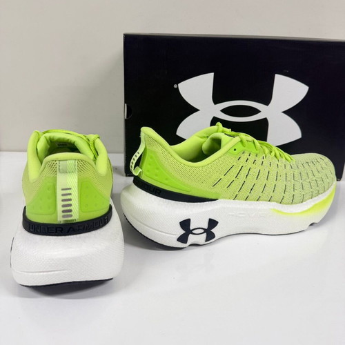 Under Armour Infinite Elite sports shoes new, size 45, green and white