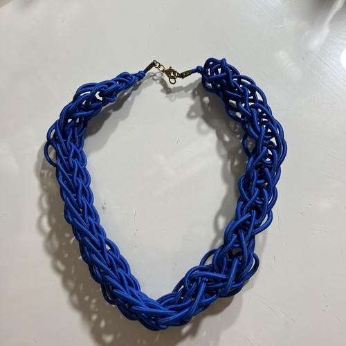 Handmade blue necklace like new