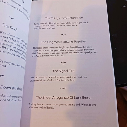 I Wrote This For You: Just The Words poetry book like new