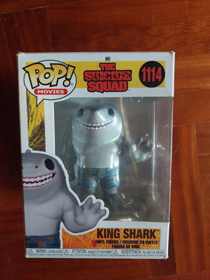 Funko Pop King Shark vinyl figure like new