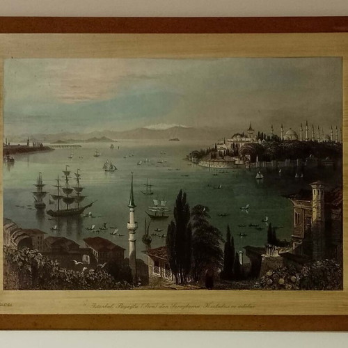 Frames themed on Constantinople like new, set of 3 pieces