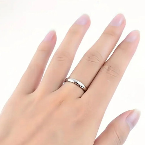 Silver wedding ring 925 new, size 9