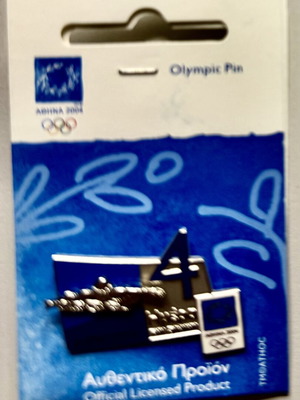 Athens 2004 Olympic Triathlon Pin new, limited edition 2500 pcs