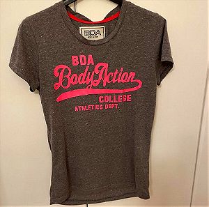 BodyAction Small γκρι, T-shirt