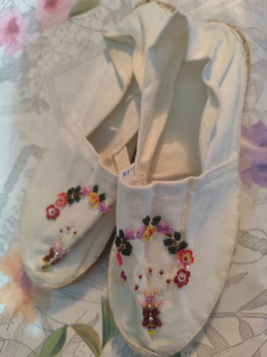 Espadrilles size 37, white