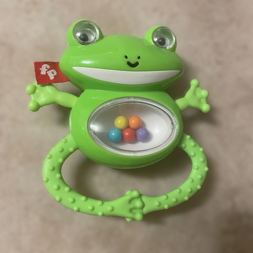 Fisher Price Frog Rattle used