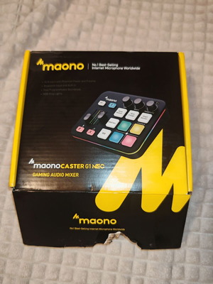 Maono MaonoCaster G1 Neo gaming audio mixer νέος, πλήρες σετ