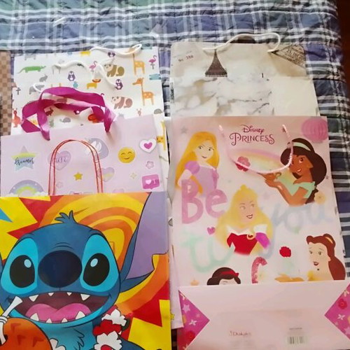 Large gift bags like new, pack of 10 pieces