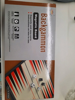 Magnetic backgammon new, in original box