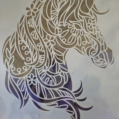 Stencil pack of 34 pieces like new, various designs