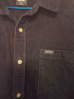 Cord shirt Rip Curl black XL like new
