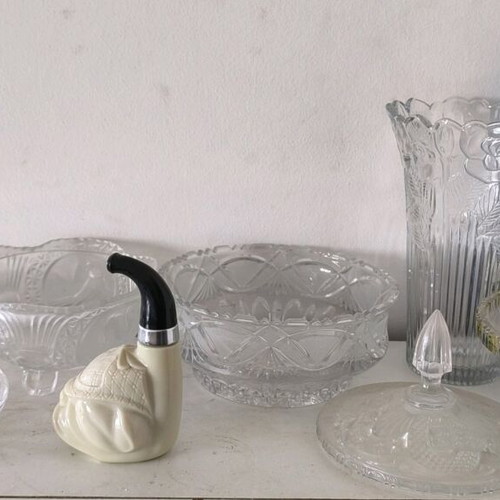 Various glassware used