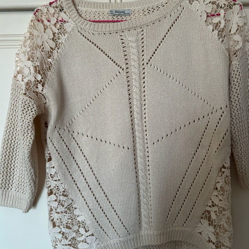 Mayoral girls' shirt 16 like new, beige