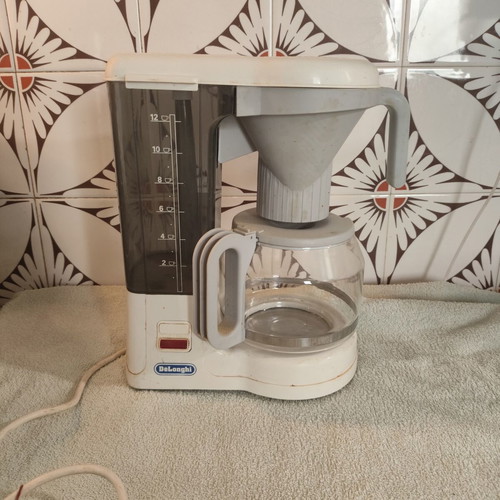 Vintage DeLonghi filter coffee maker used, 12 cups capacity