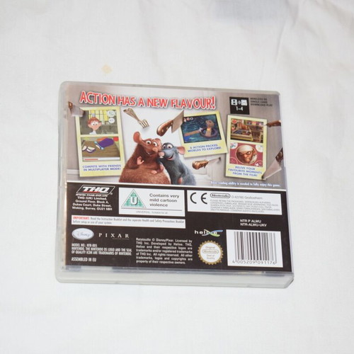 Ratatouille Nintendo DS game used, original box and booklet