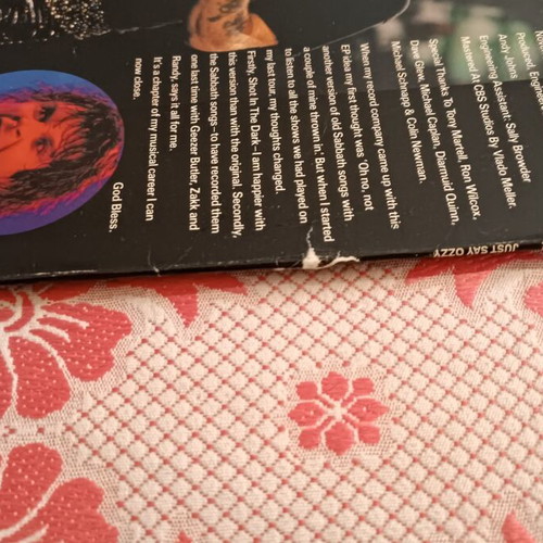 LP Ozzy Osbourne Just Say Ozzy used, metal