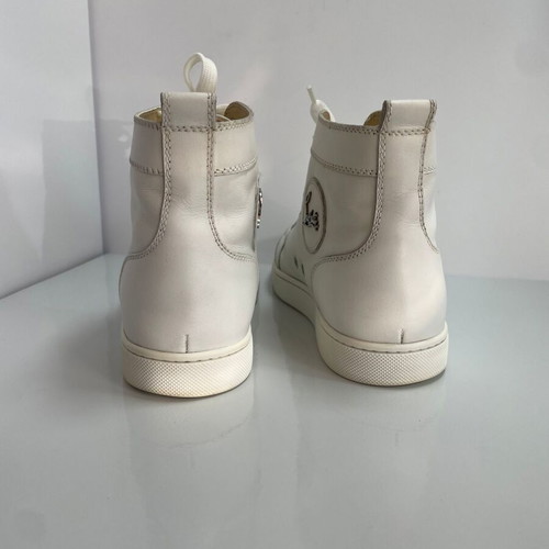 Christian Louboutin δερμάτινα αθλητικά παπούτσια μεταχειρισμένα, μέγεθος 38, λευκά