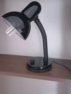 Desk lamp small black used