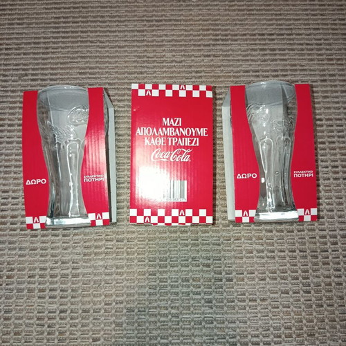 Coca-Cola collectible glasses new