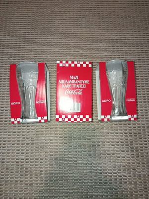 Coca-Cola collectible glasses new