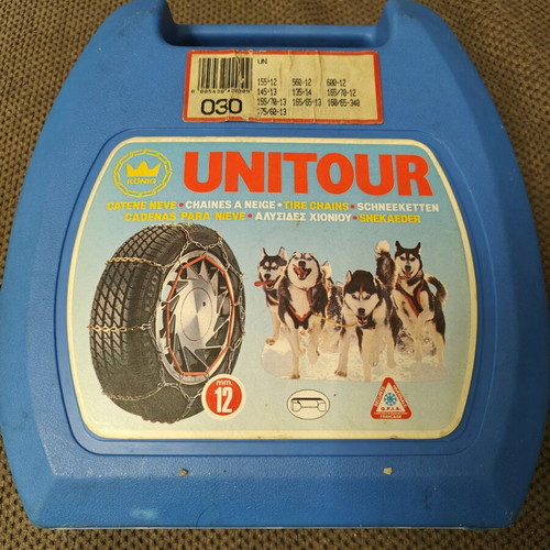 Snow chains used