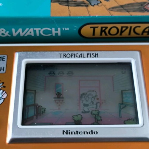 Nintendo Game & Watch Tropical Fish TF-104 like new