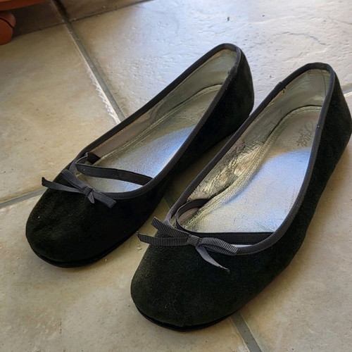 Zara vintage ballet flats used, black, size 38