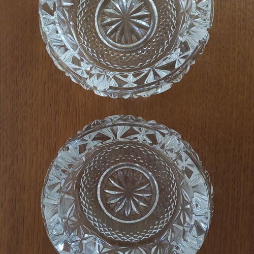 Crystal bonbonniere like new
