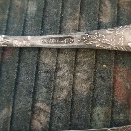 Vintage 4 silver-plated Russian spoons like new