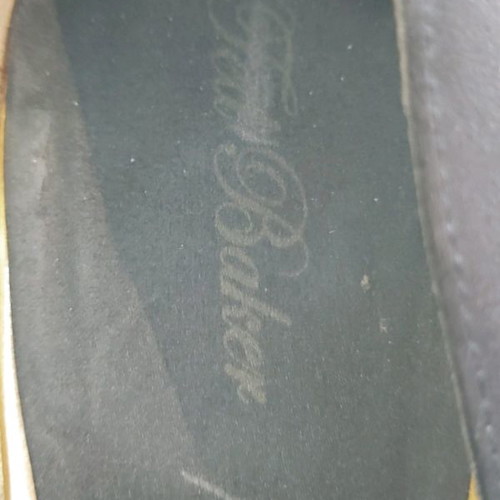 Ted Baker satin black pumps used, size 40.5