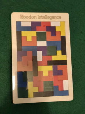 Wooden Intelligence Russian Block educational puzzle Tetris type