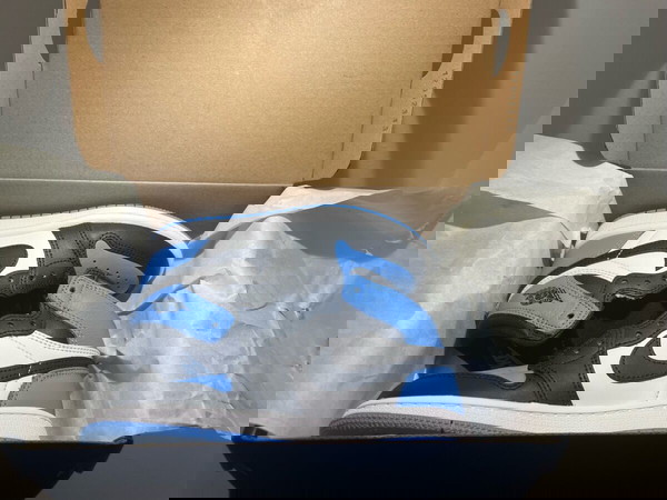 Jordan 1 University Blue OC toe