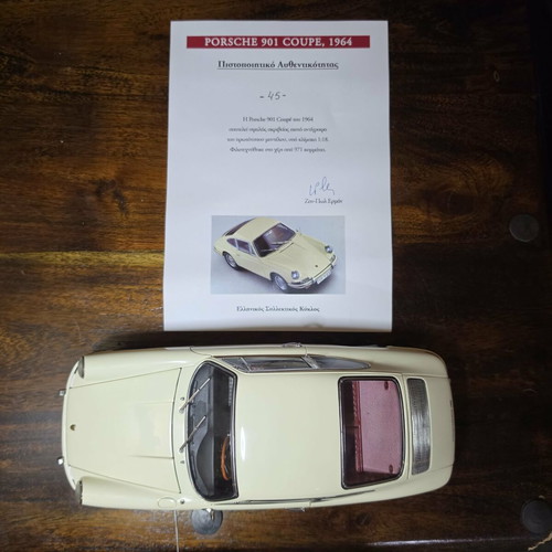 Porsche 901 Coupe 1964 συλλεκτικό μοντέλο κλίμακας 1:18 σαν καινούργιο, Limited Edition