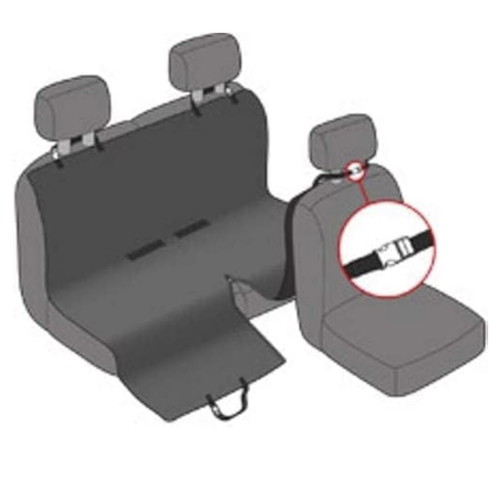 Zoofari car protective cover for pets like new, black