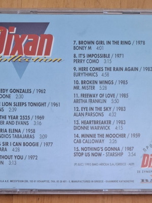 The Dixan Collection Volume One Best Of The Best CD compilation